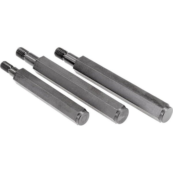 Fixture Foot With Threaded Pin H=100 Carbon Steel, Sw=17
